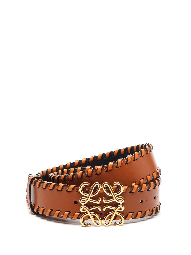 LOEWE LOEWE BRAIDED ANAGRAM BELT