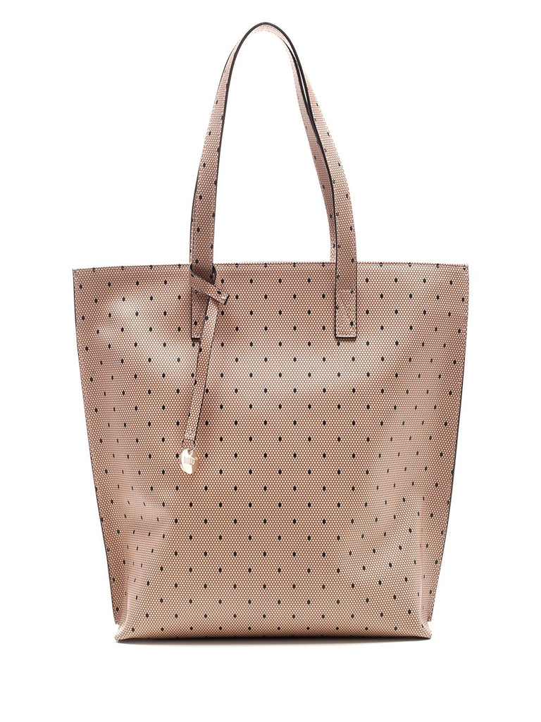 RED VALENTINO REDVALENTINO POINT D'ESPRIT PRINT TOTE BAG