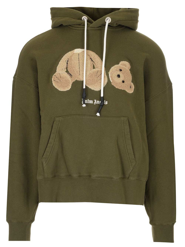 PALM ANGELS PALM ANGELS ICE BEAR PRINT HOODIE