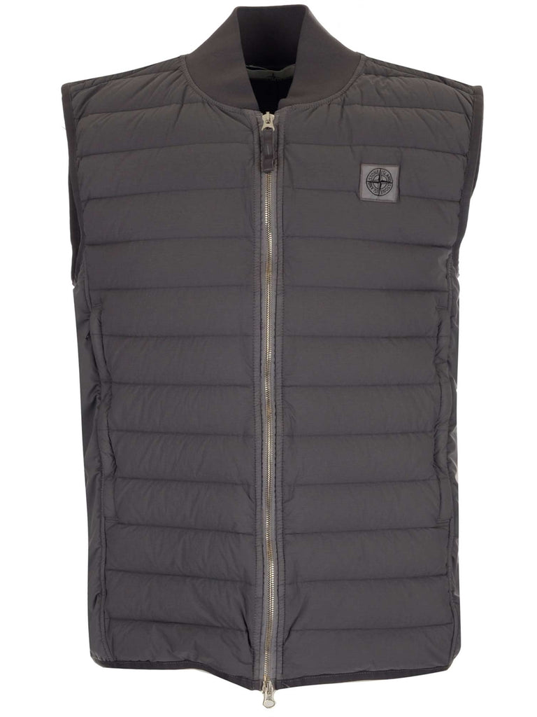 STONE ISLAND STONE ISLAND LOGO PADDED GILET