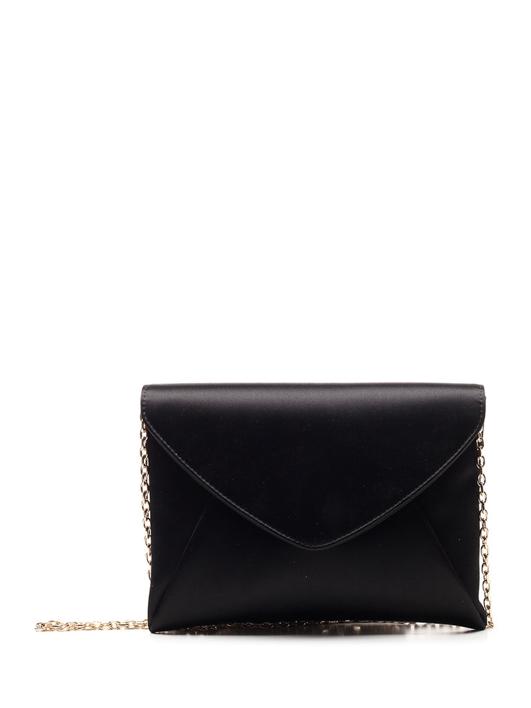 Max Mara Envelope Clutch Bag In Black