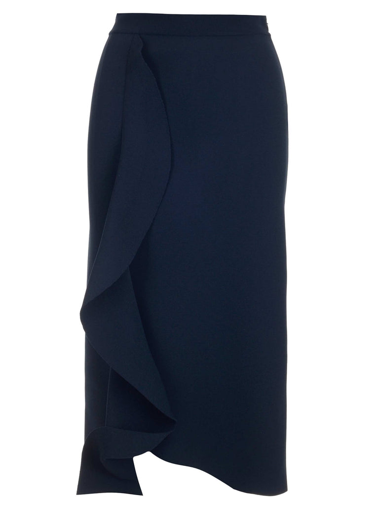 ALEXANDER MCQUEEN ALEXANDER MCQUEEN DRAPED PENCIL SKIRT