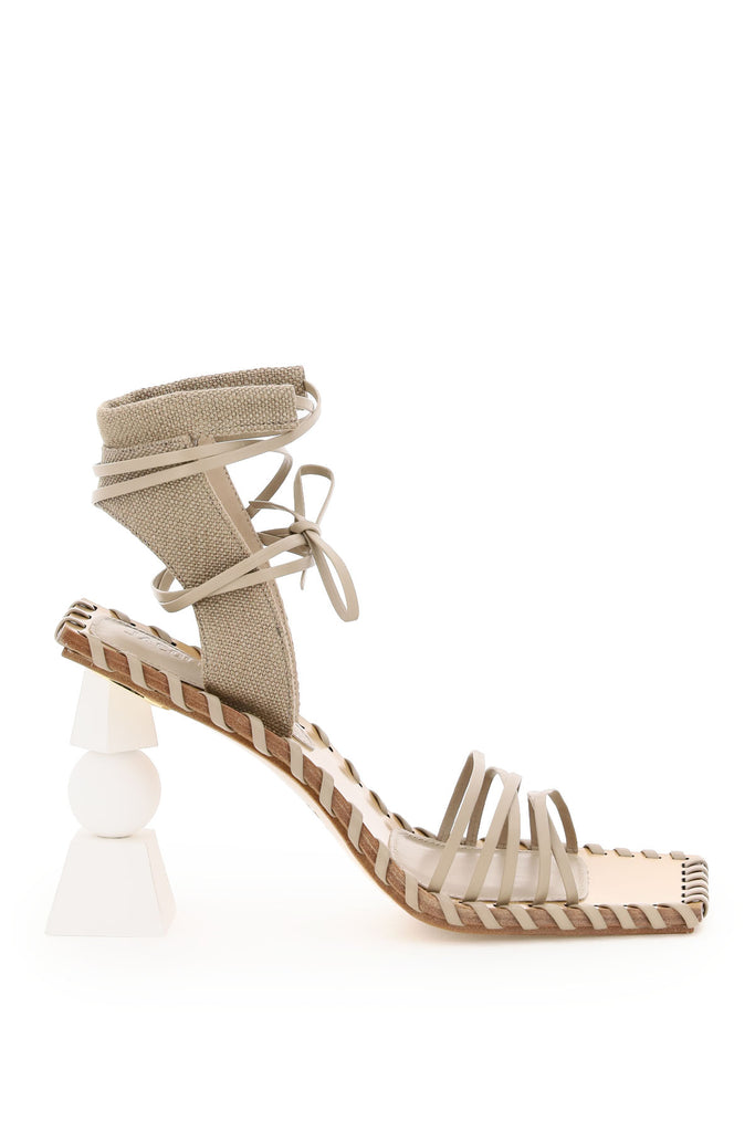 Jacquemus Valérie Sandals In Brown