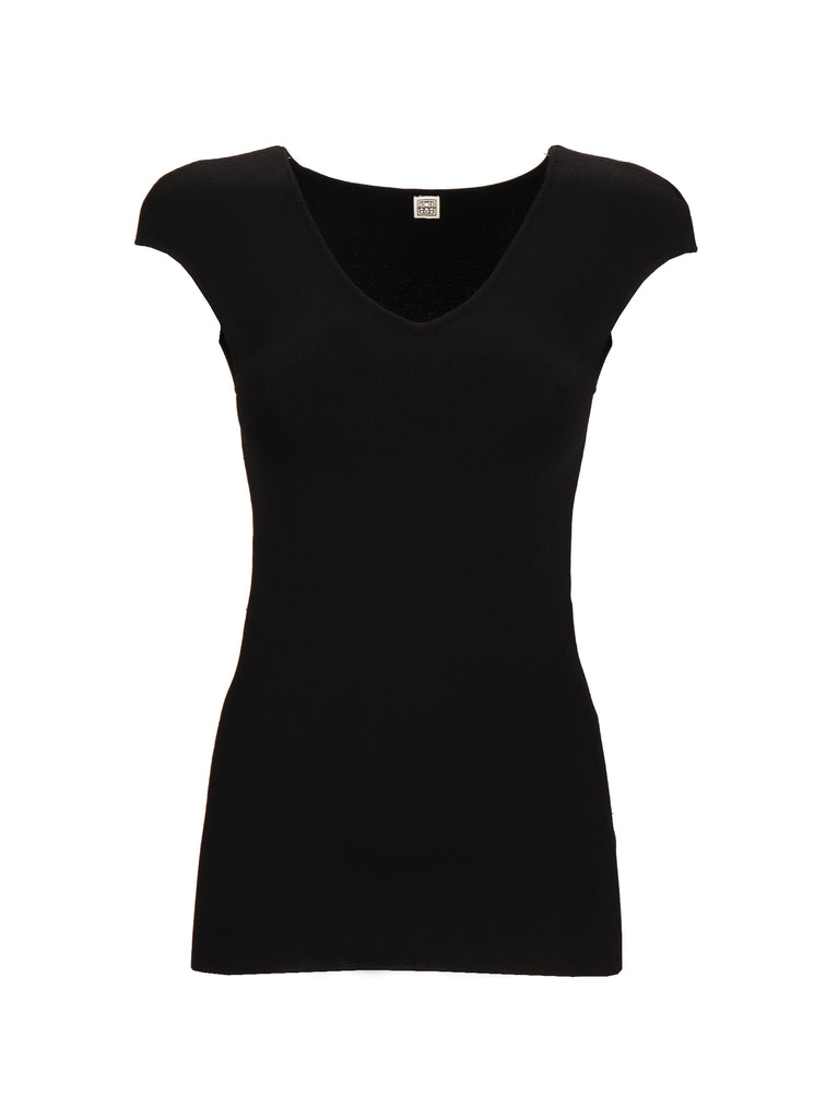 TOTÊME TOTÊME CAP SLEEVE TOP