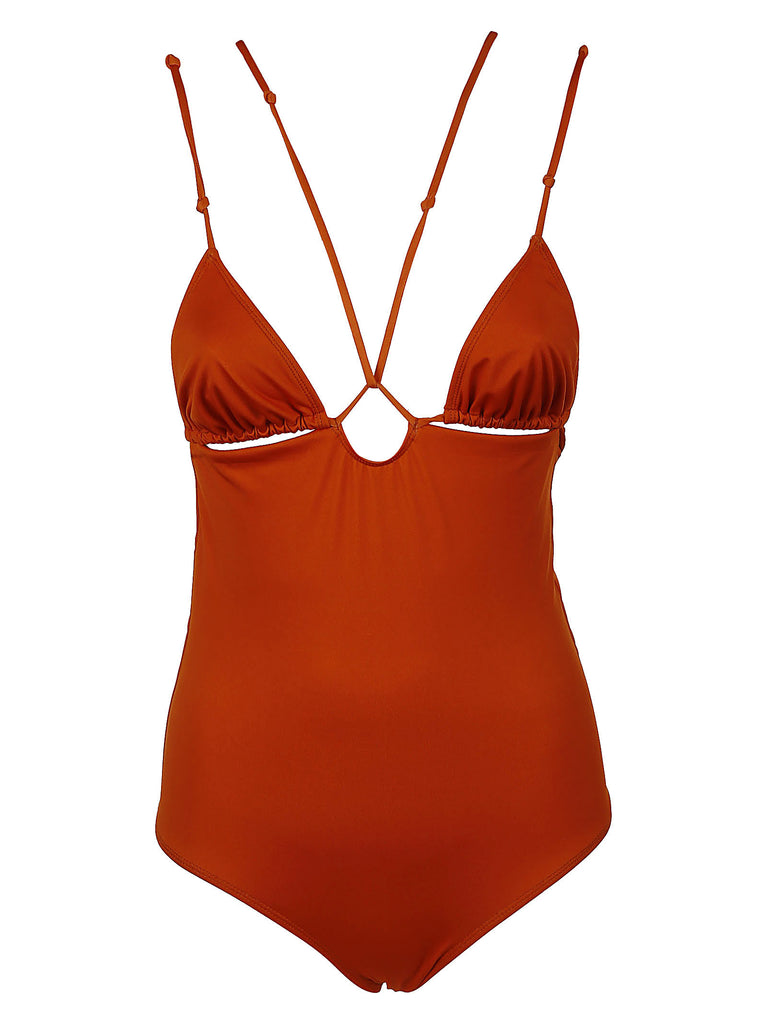 Jacquemus Le Maillot Pila In Orange