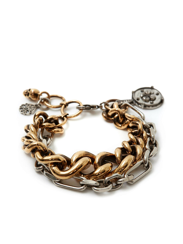 ALEXANDER MCQUEEN ALEXANDER MCQUEEN MEDALLION CHAIN BRACELET