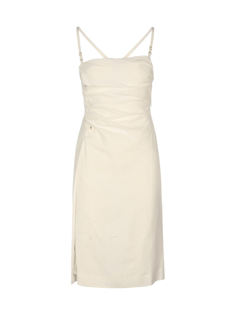 JACQUEMUS JACQUEMUS LA ROBE LAURIER STRAP MIDI DRESS