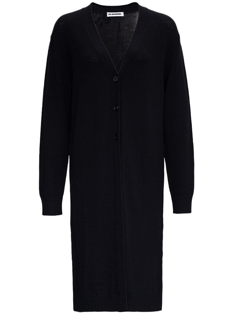 JIL SANDER JIL SANDER LONGLINE CARDIGAN