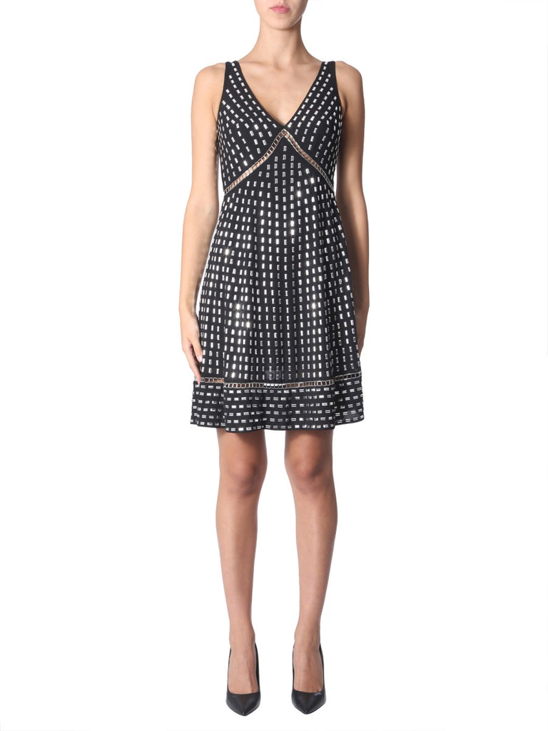 MICHAEL MICHAEL KORS MICHAEL MICHAEL KORS EMBELLISHED SLEEVELESS DRESS