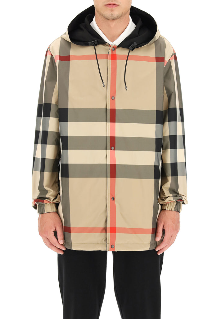 Burberry Reversible Check Drawstring Hooded Jacket – Cettire