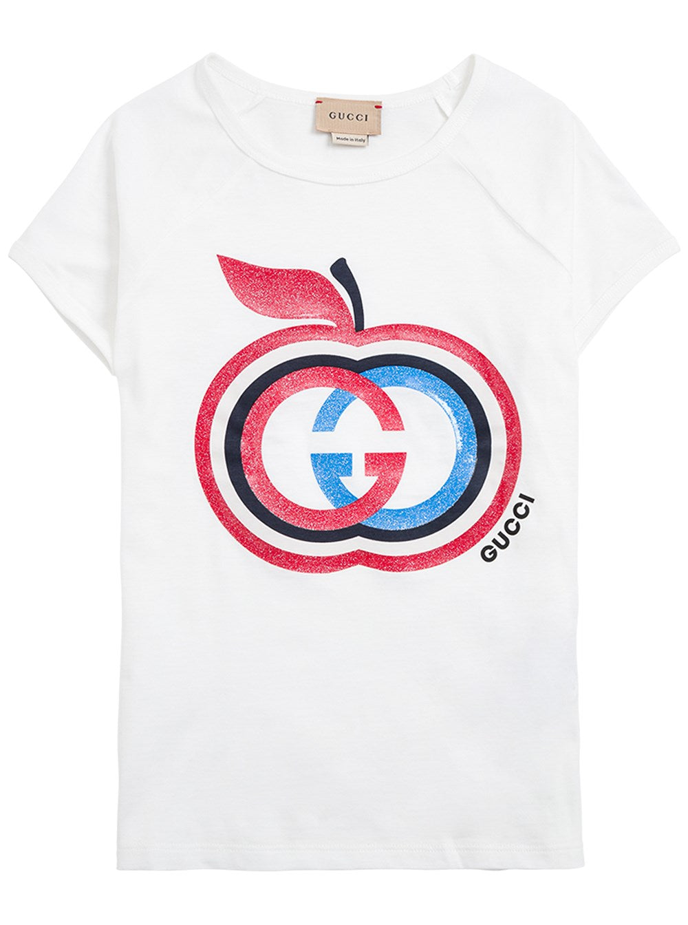 GUCCI GUCCI KIDS INTERLOCKING G APPLE PRINT T