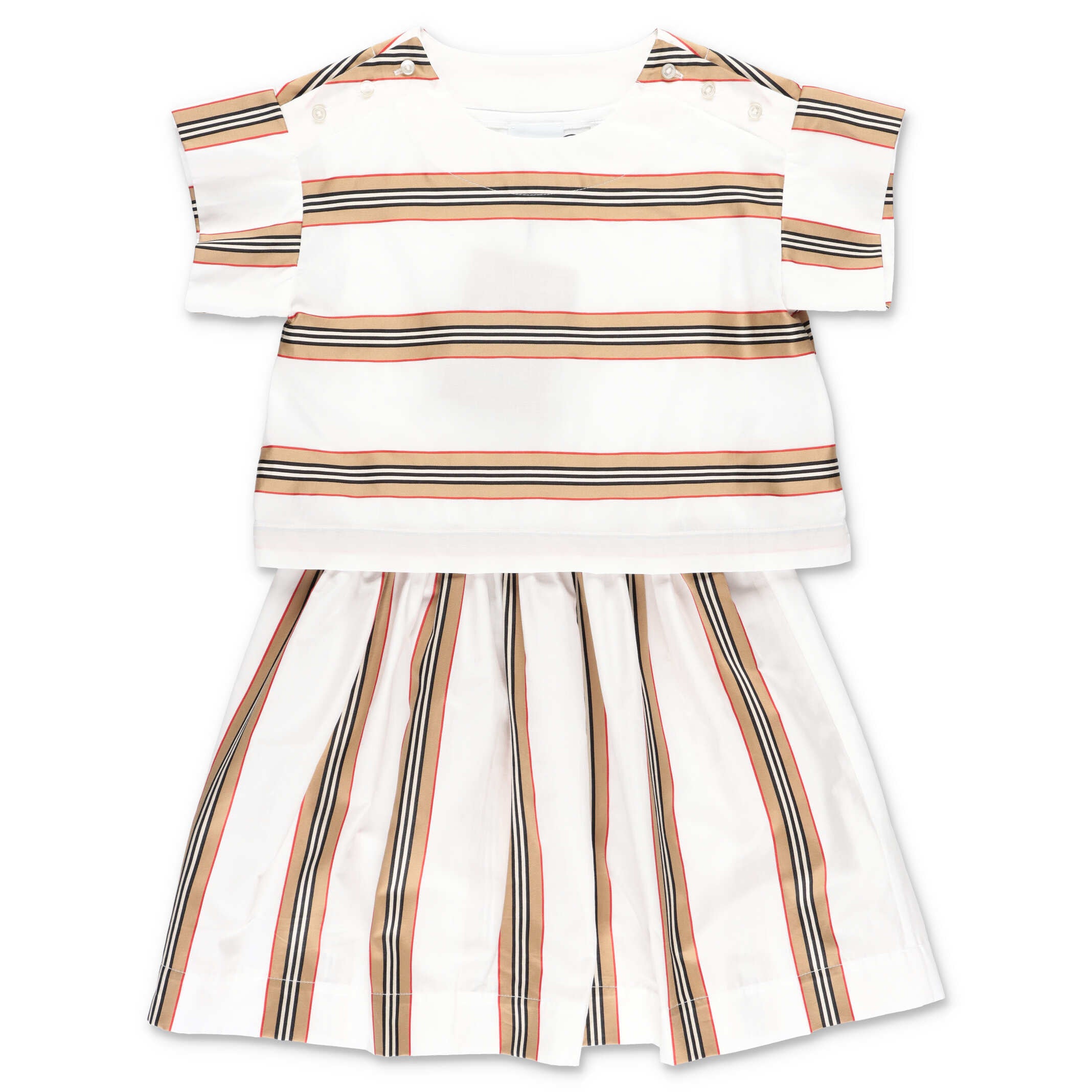 BURBERRY BURBERRY KIDS ICON STRIPE TWO