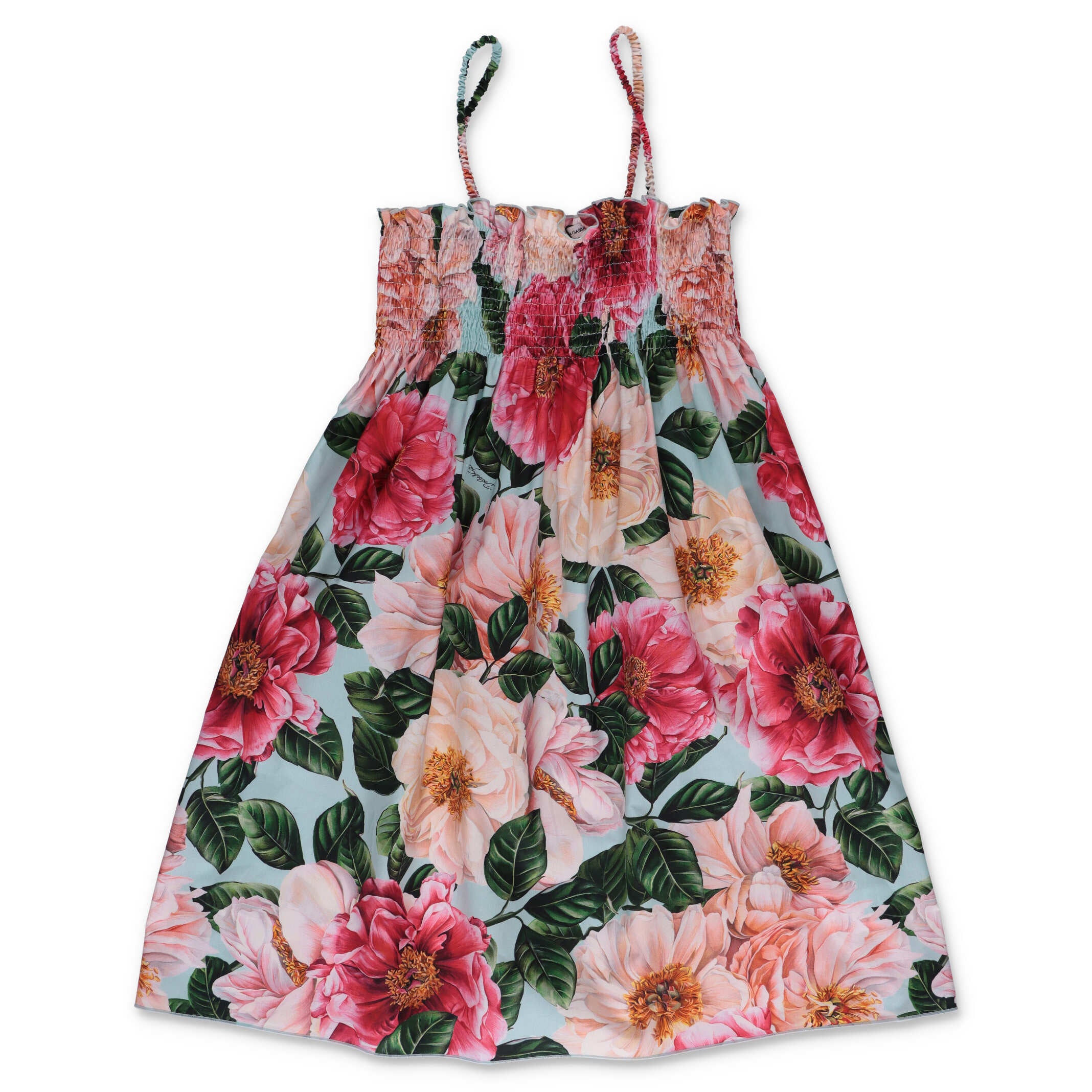 DOLCE & GABBANA DOLCE & GABBANA KIDS CAMELLIA PRINT DRESS