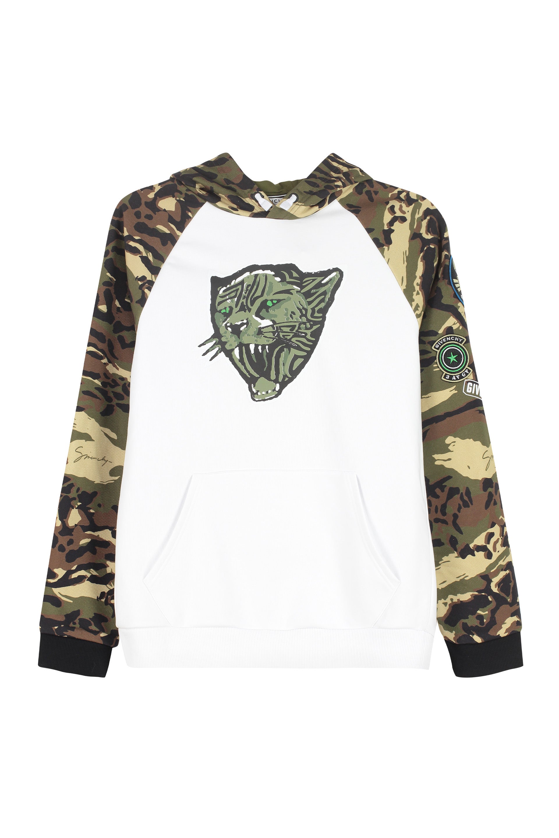GIVENCHY GIVENCHY KIDS CAMOUFLAGE PRINT DETAIL HOODIE