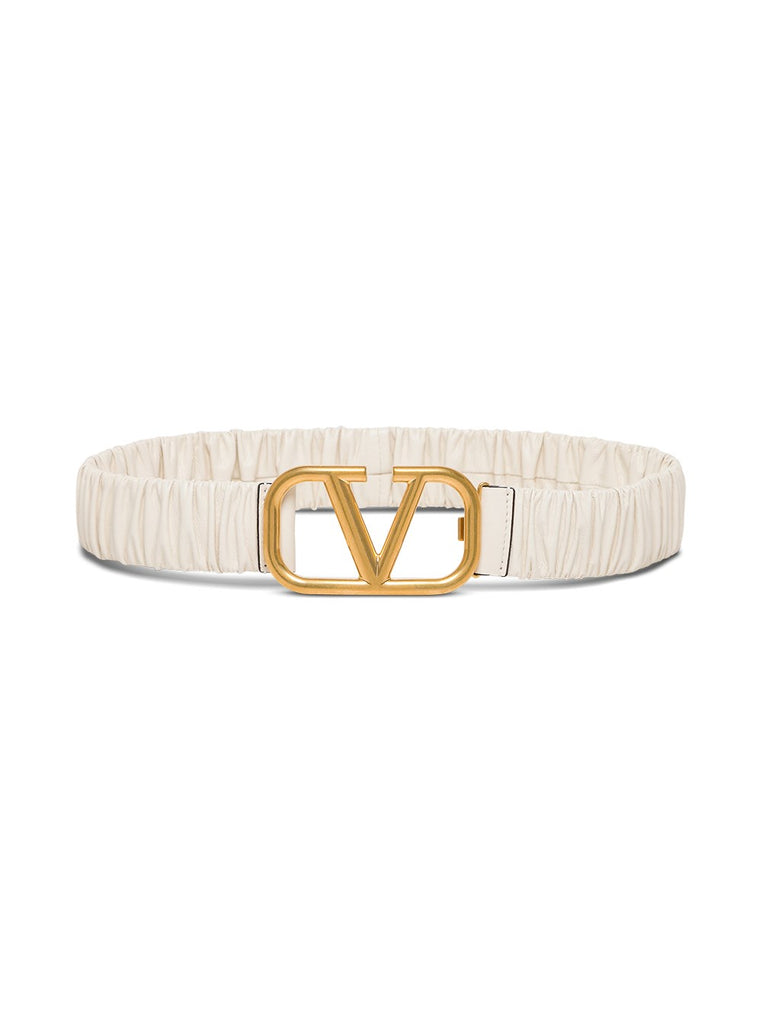 VALENTINO GARAVANI VALENTINO VLOGO ELASTICATED BELT