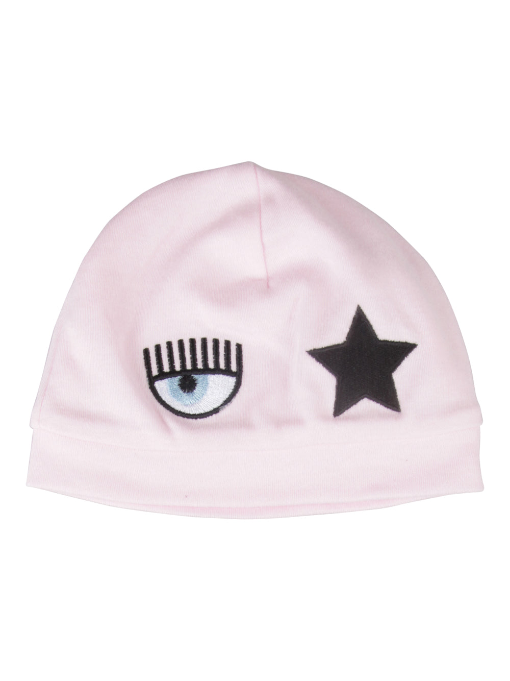 CHIARA FERRAGNI CHIARA FERRAGNI KIDS LOGO STAR EMBROIDERED BEANIE