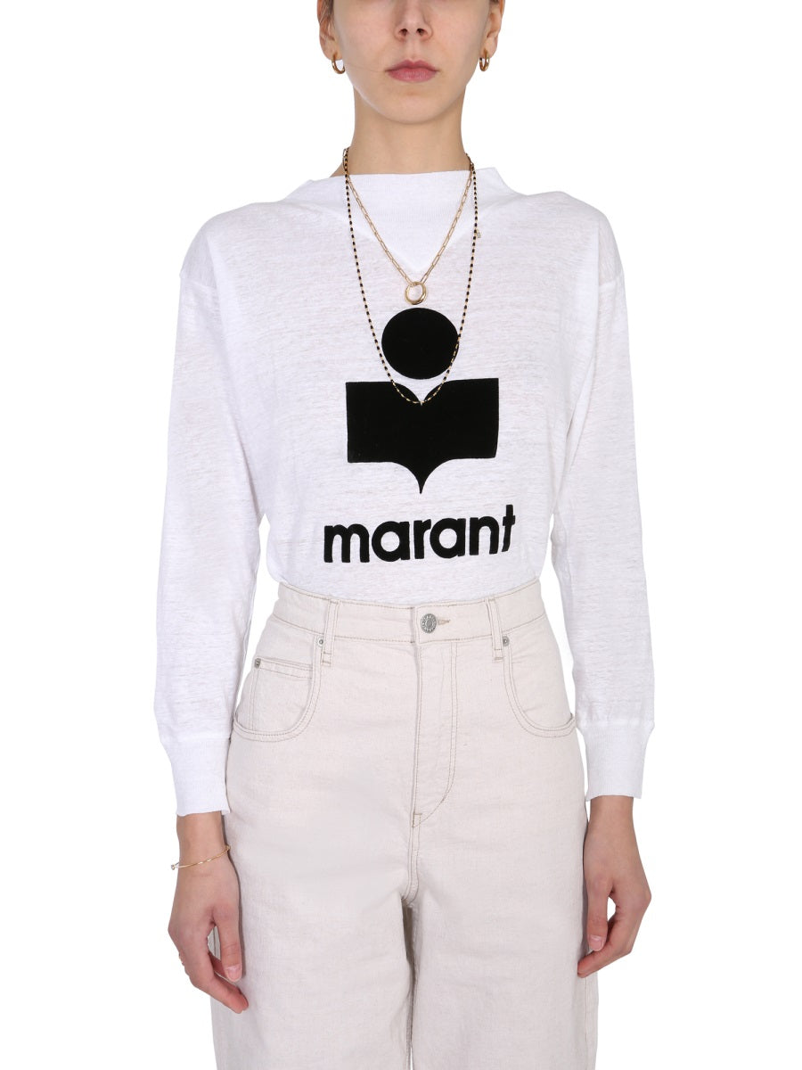 ISABEL MARANT ÉTOILE ISABEL MARANT ÉTOILE LOGO MOTIF SWEATSHIRT