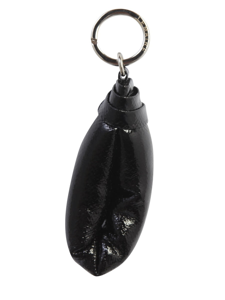 Lemaire Wadded Key Ring In Black