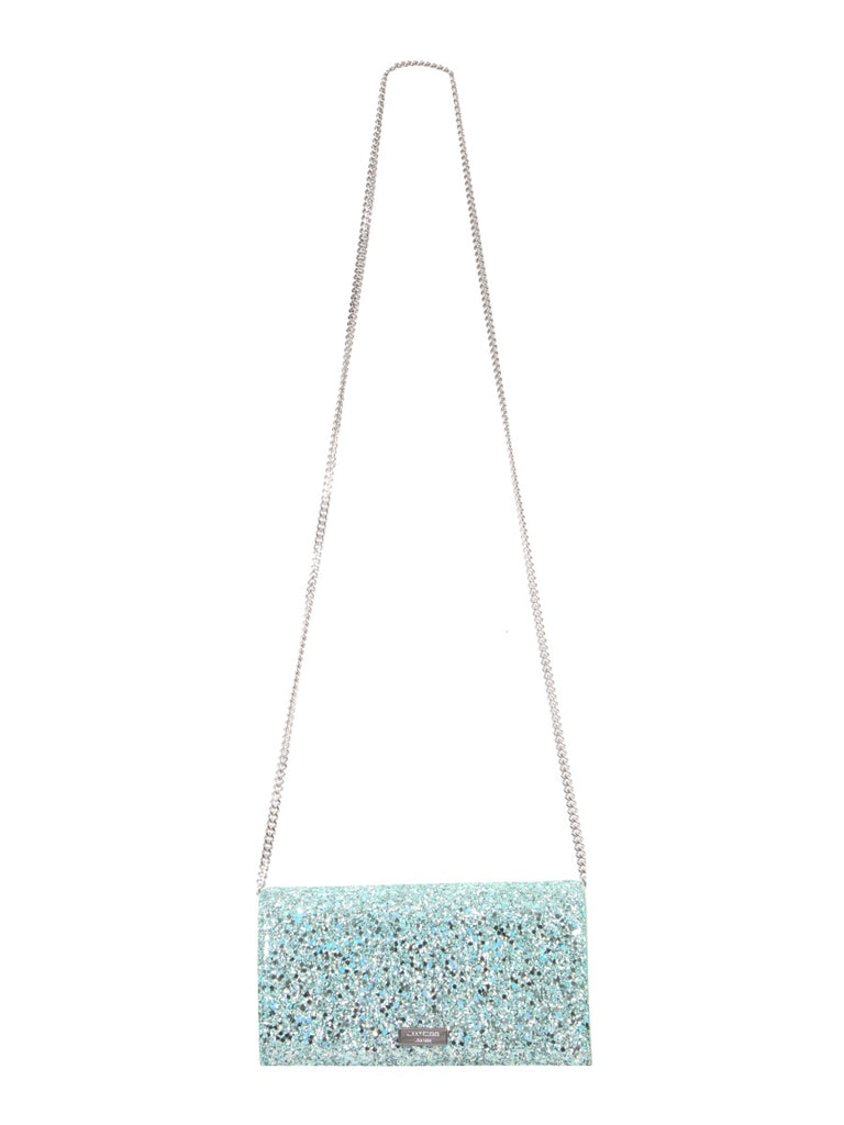 Jimmy Choo Embellished Buckle Chain Wallet – Cettire