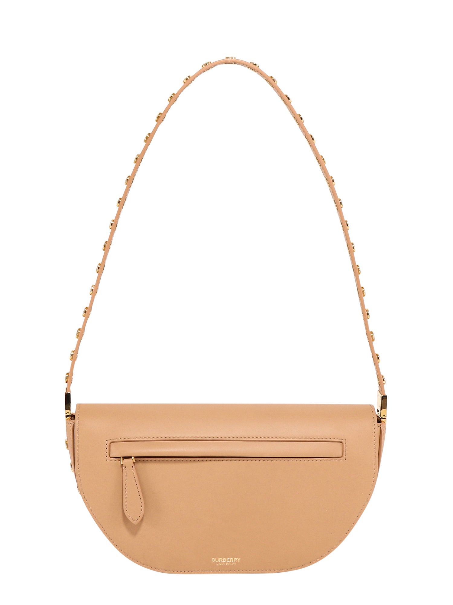 Burberry Olympia Small Shoulder Bag In Beige