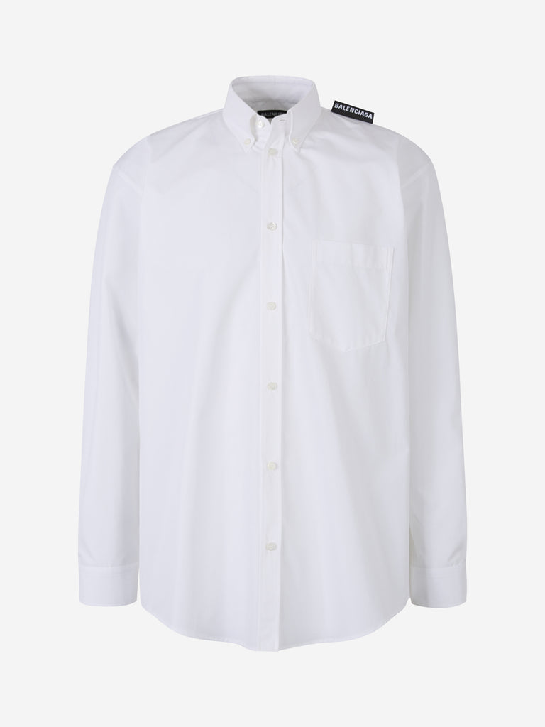 BALENCIAGA BALENCIAGA LOGO TAB SHIRT