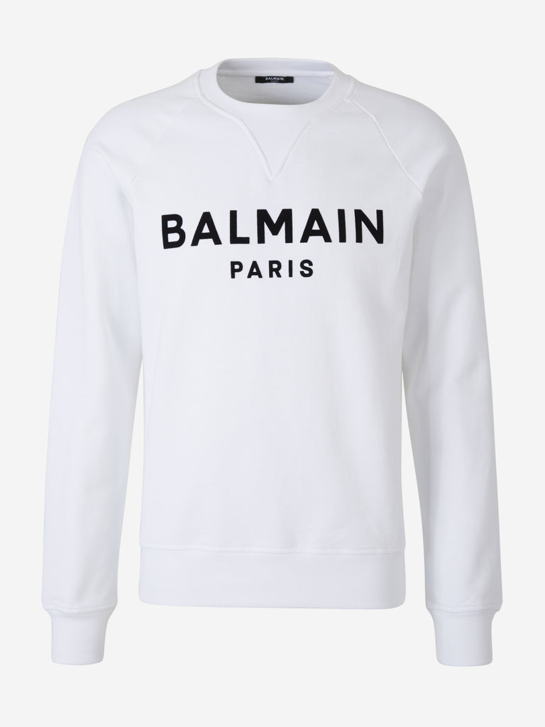 BALMAIN BALMAIN LOGO CREWNECK SWEATSHIRT