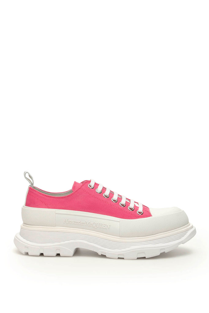 ALEXANDER MCQUEEN ALEXANDER MCQUEEN TREAD SLICK LACE UP SNEAKERS