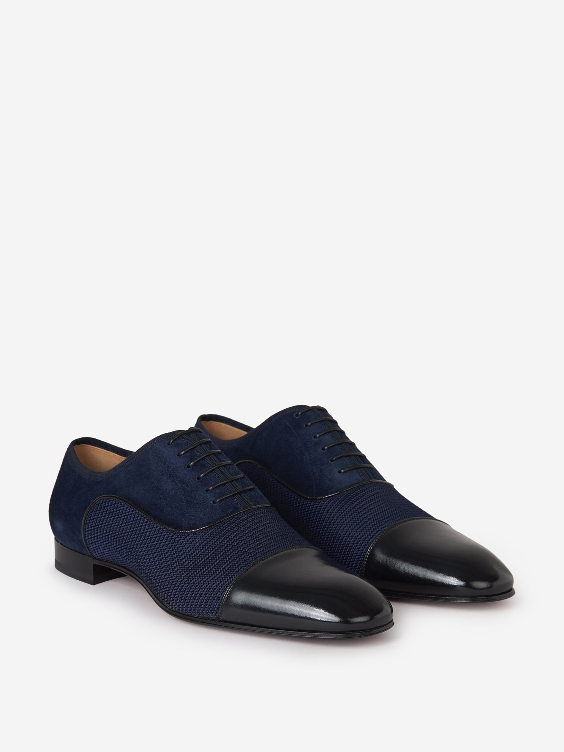 Christian Louboutin Greggo Oxford Shoes In Navy