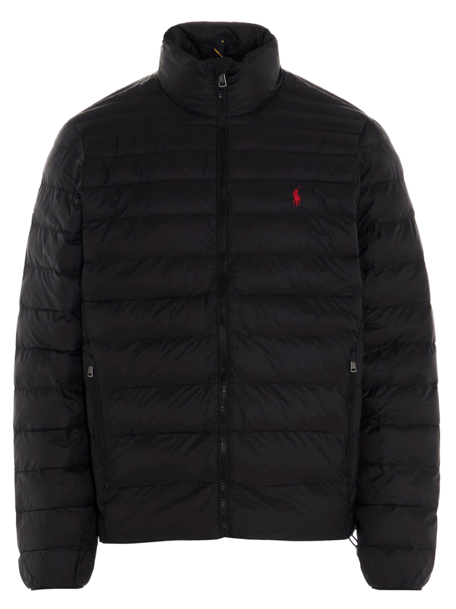 Polo Ralph Lauren Signature Logo Quilted Jacket In Black | ModeSens