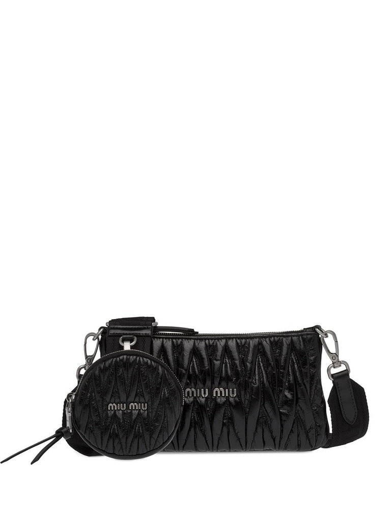 MIU MIU MIU MIU SHINE MATELASSÉ SHOULDER BAG