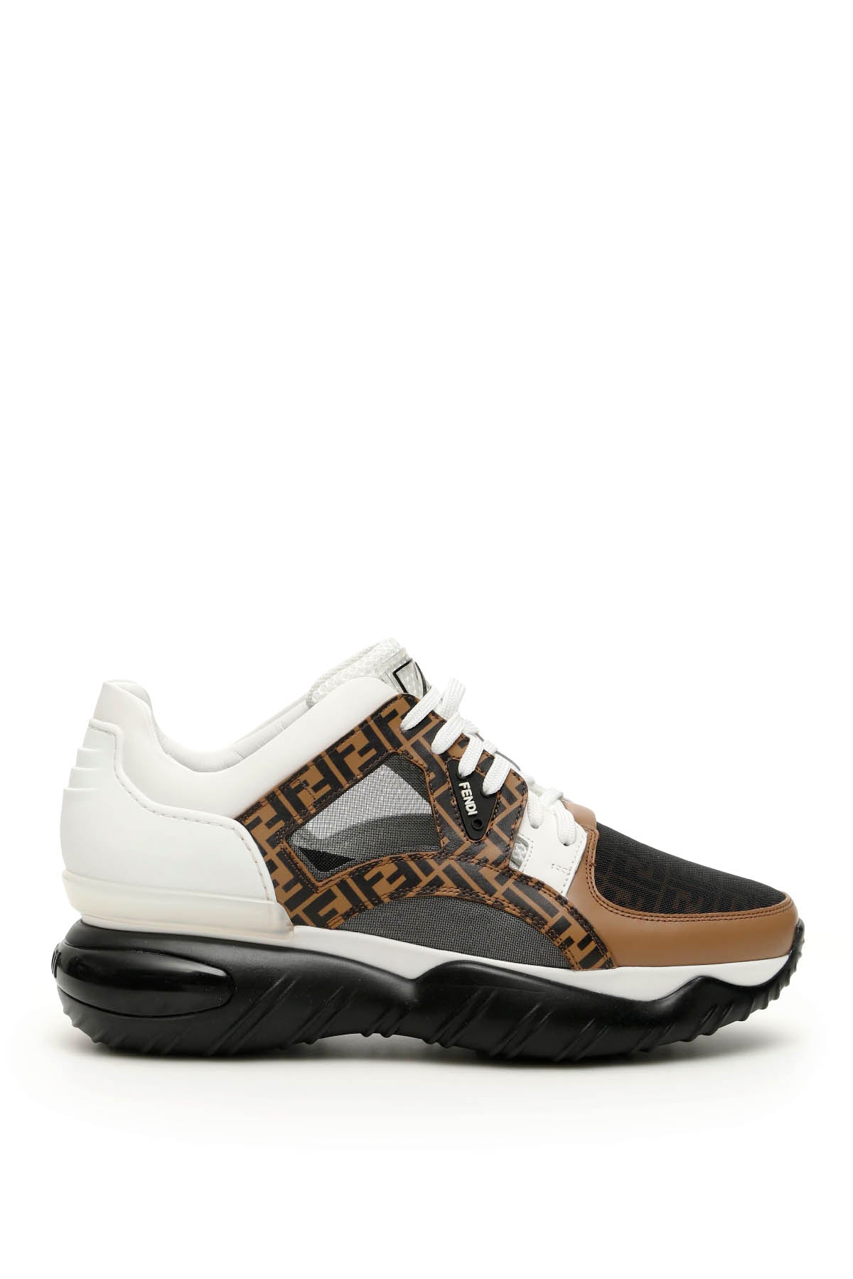 Fendi Chunky Monogram Runner Sneakers In Brown | ModeSens