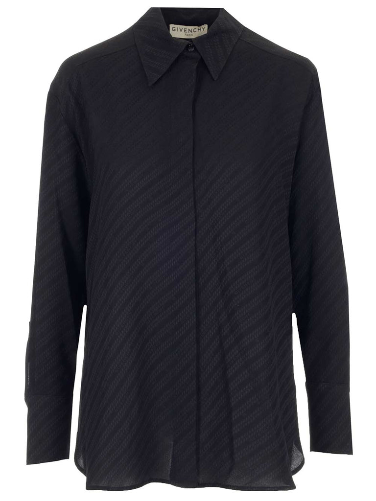 GIVENCHY GIVENCHY CHAIN JACQUARD SHIRT