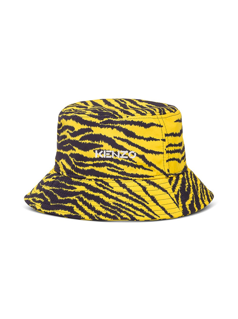 KENZO KENZO LOGO PRINT BUCKET HAT