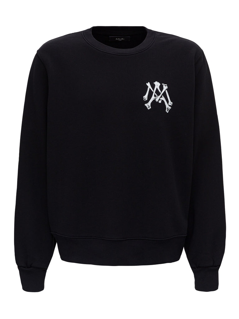 AMIRI AMIRI BONES LOGO PRINT SWEATSHIRT