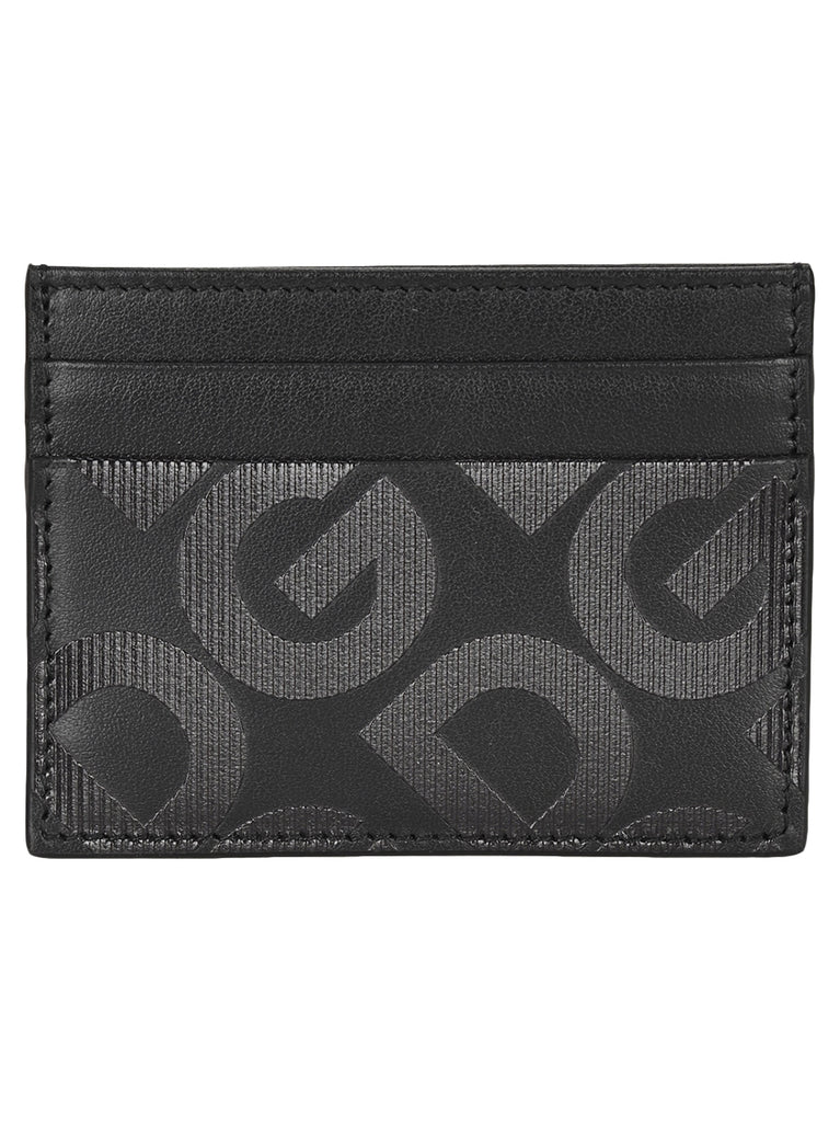 DOLCE & GABBANA DOLCE & GABBANA MONOGRAM EMBOSSED CARDHOLDER