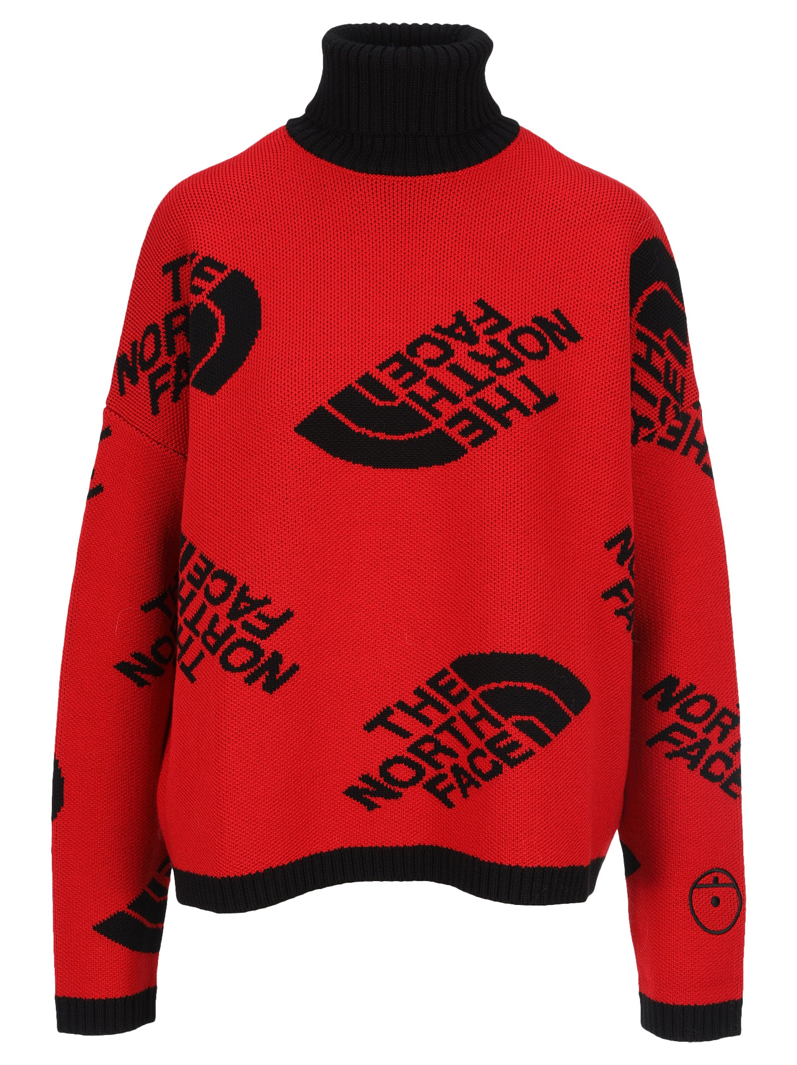 north face black sweater