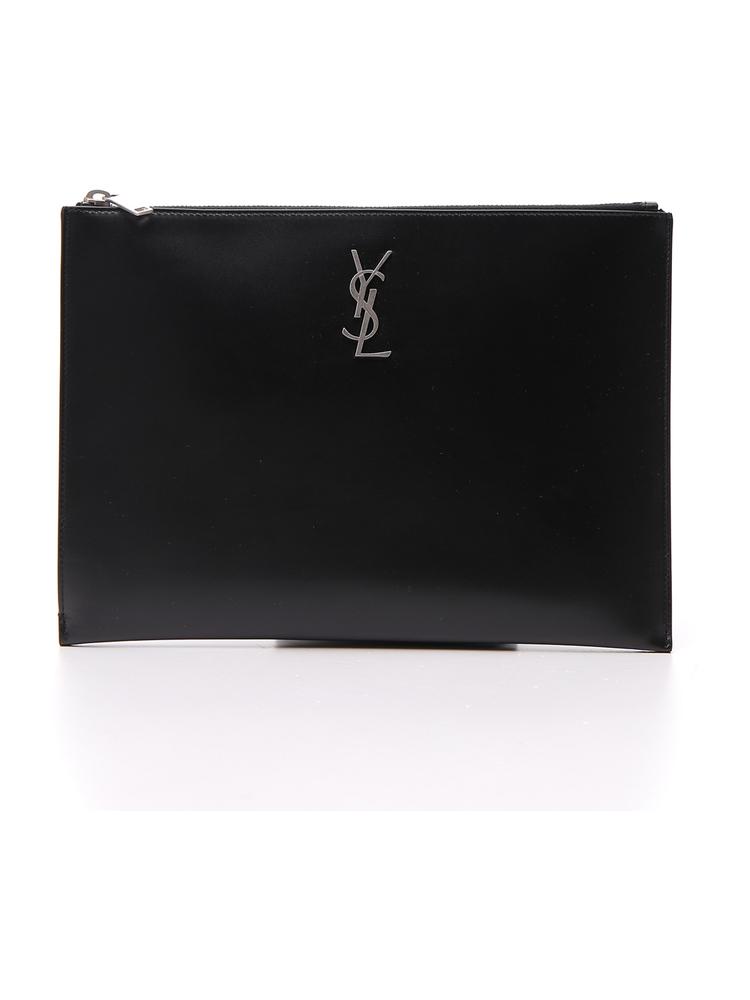 SAINT LAURENT SAINT LAURENT LOGO TABLET HOLDER