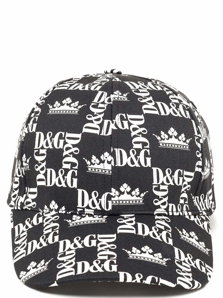 DOLCE & GABBANA DOLCE & GABBANA ALL OVER LOGO PRINT CAP