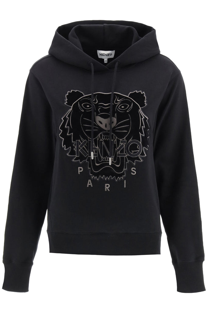 KENZO KENZO TIGER EMBROIDERED HOODIE