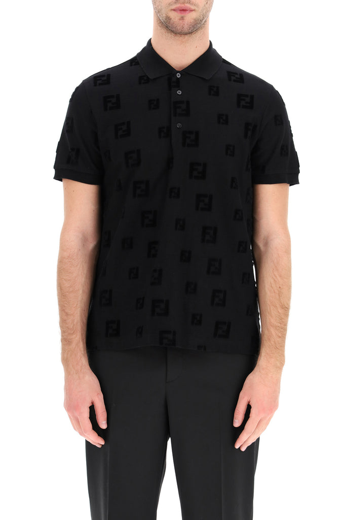 FENDI FENDI FF MOTIF POLO SHIRT