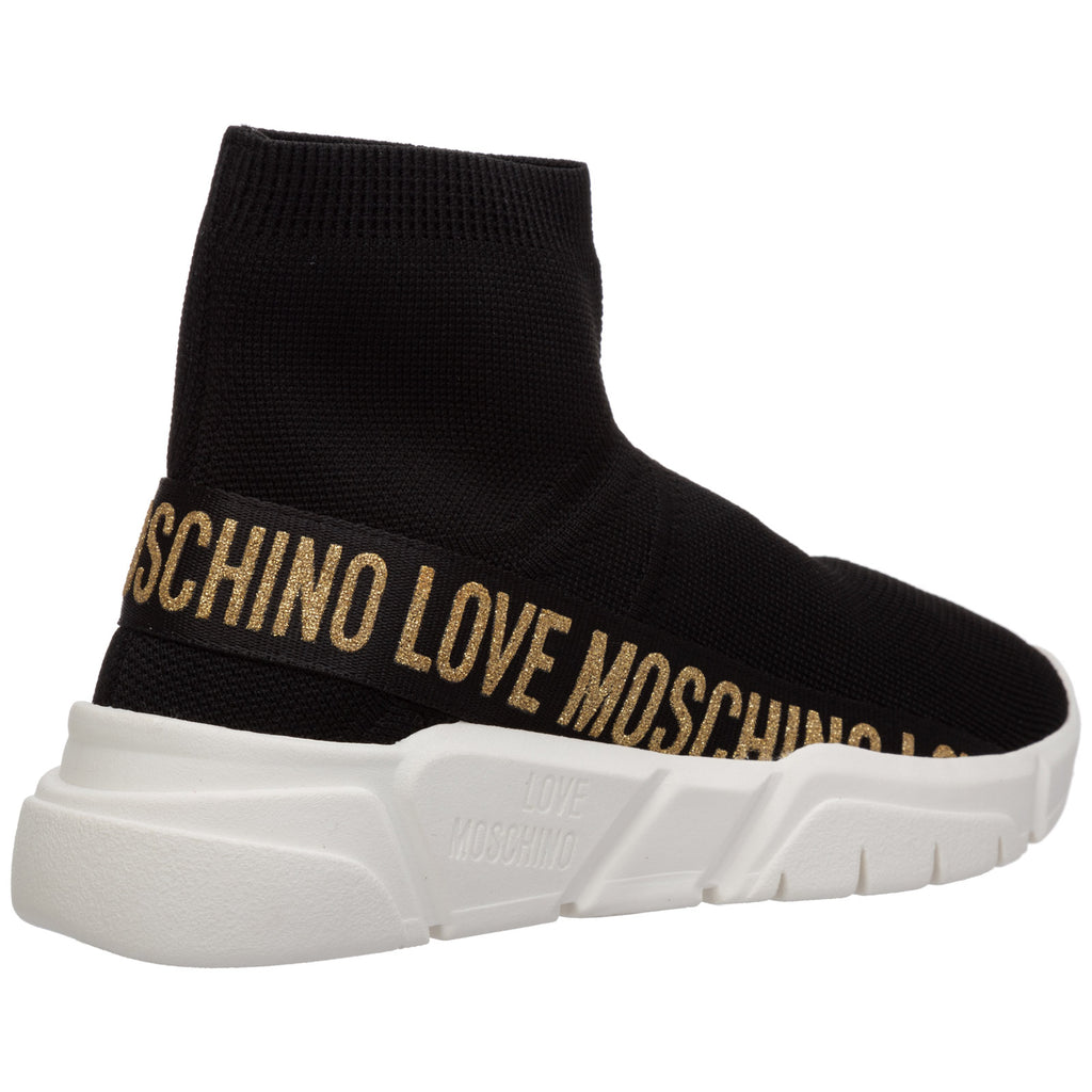 Love Moschino Logo Strap Sock Sneakers – Cettire