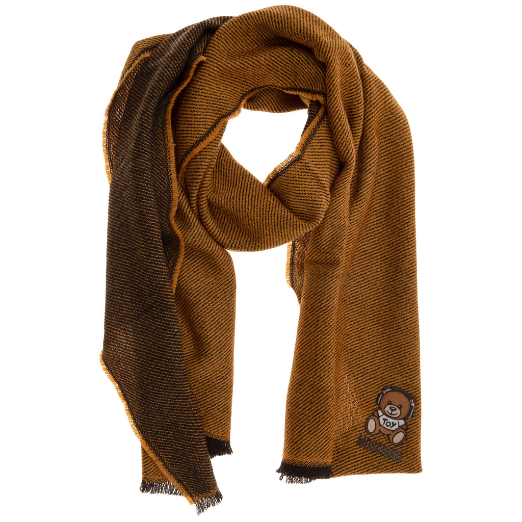 MOSCHINO MOSCHINO TEDDY PATCH SCARF