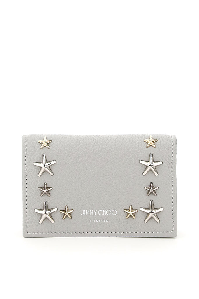 JIMMY CHOO JIMMY CHOO NELLO STAR STUDS WALLET