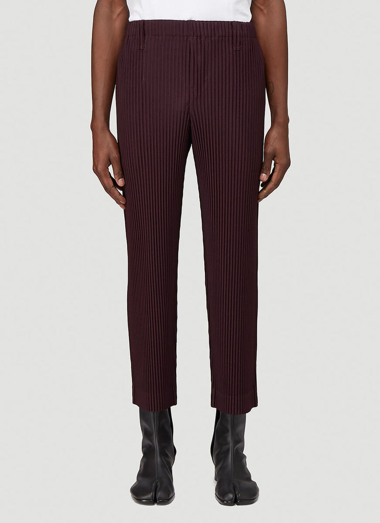 ISSEY MIYAKE HOMME PLISSÉ ISSEY MIYAKE PLEATED CROPPED PANTS