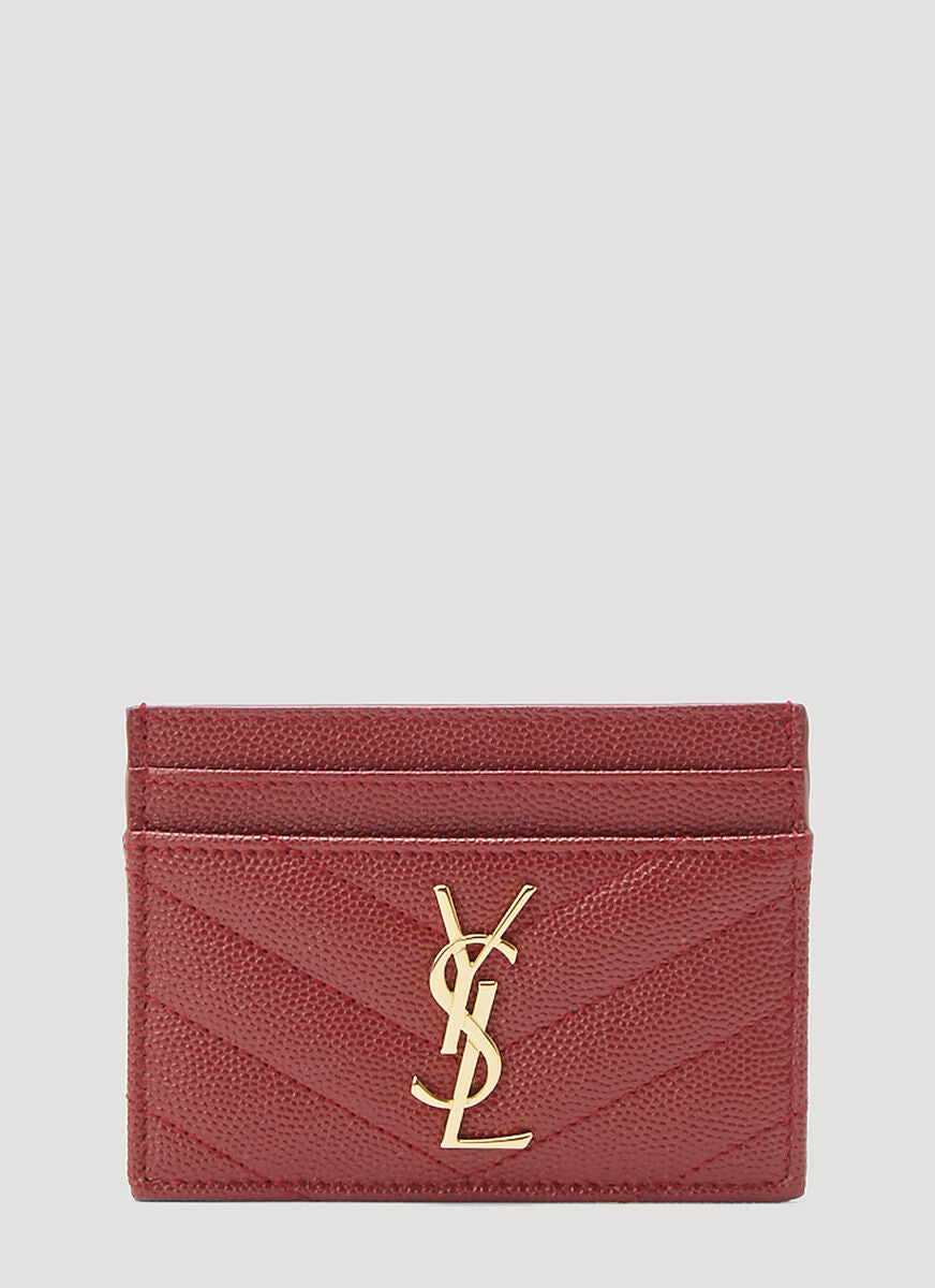 SAINT LAURENT SAINT LAURENT MONOGRAM CARD CASE