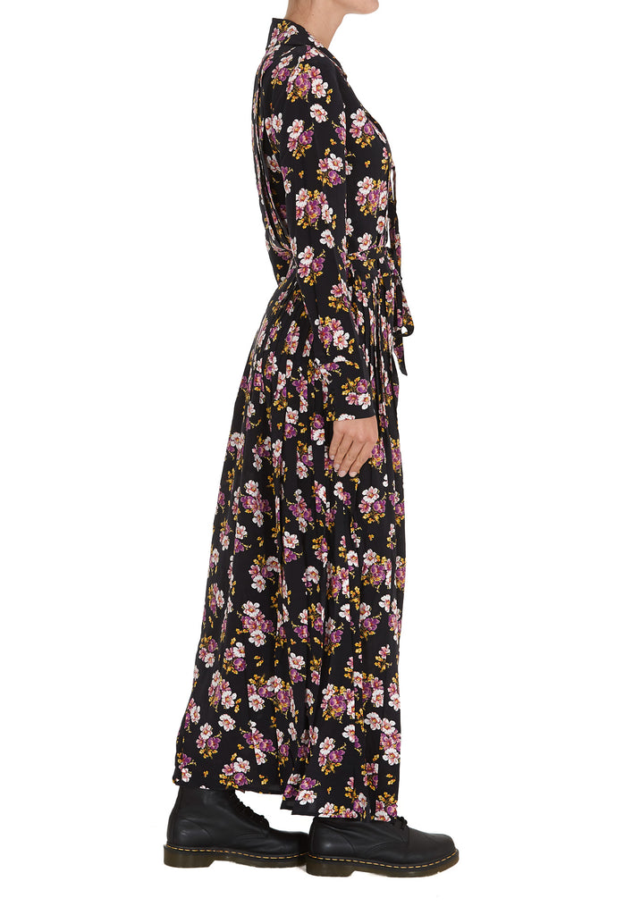 ZADIG & VOLTAIRE ZADIG & VOLTAIRE FLORAL PRINT MAXI DRESS