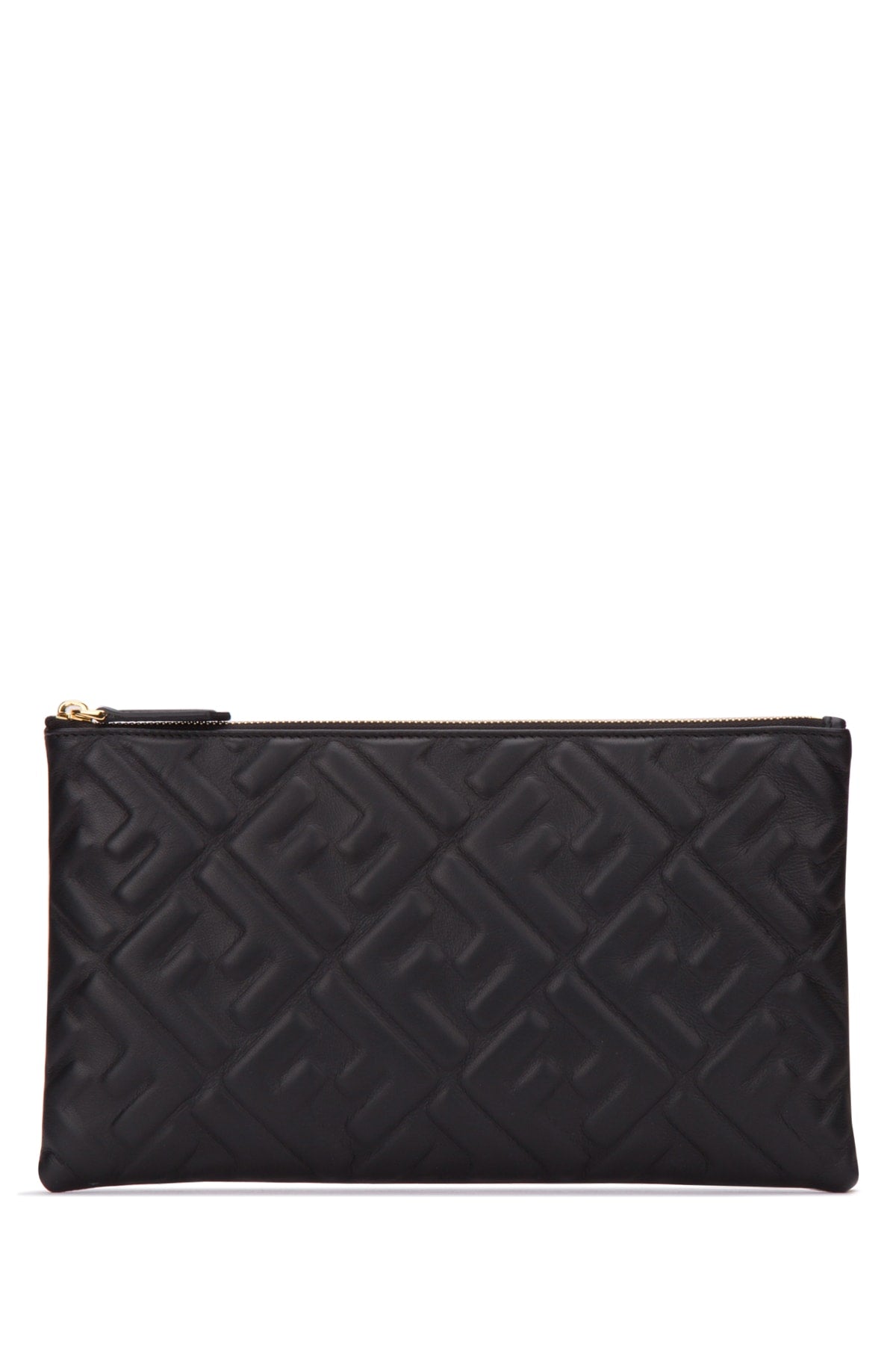 FENDI FENDI MONOGRAM EMBOSSED CLUTCH BAG