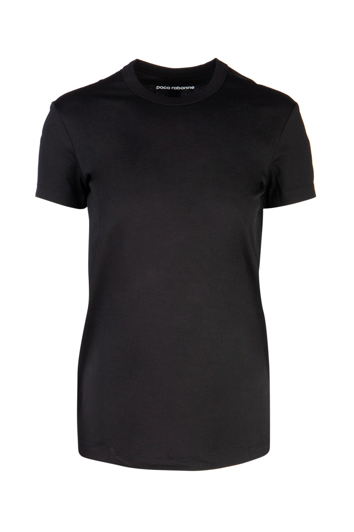 Paco Rabanne Logo Stripe T In Black