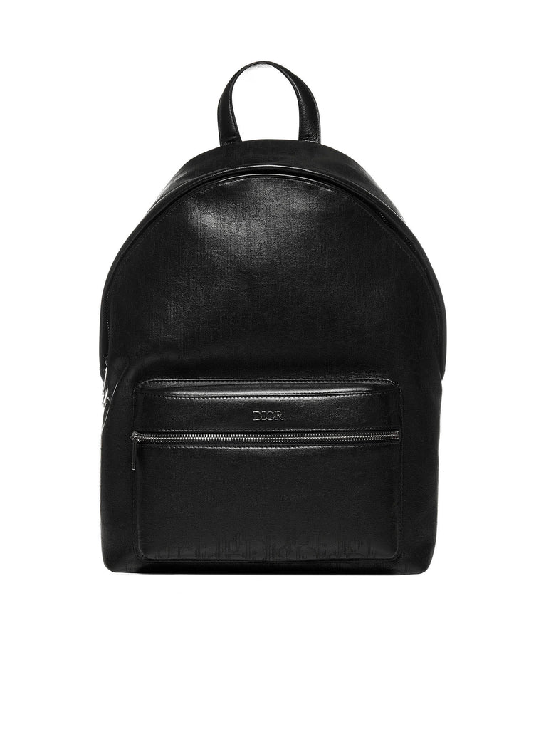 Dior Homme Rider Oblique Galaxy Backpack In Black