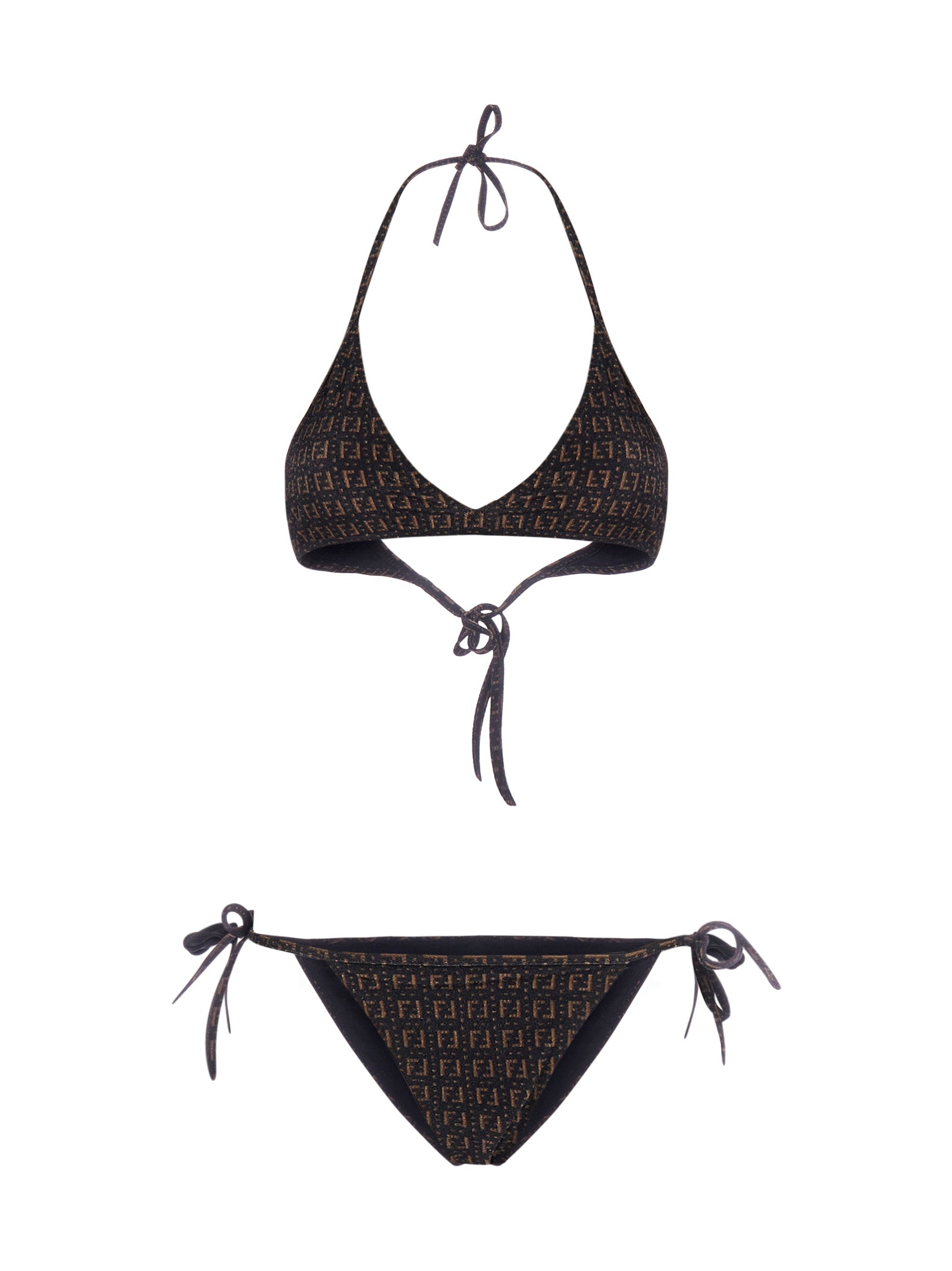 FENDI FENDI FF MOTIF BIKINI SET